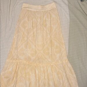 Wonderly Cream Maxi Skirt